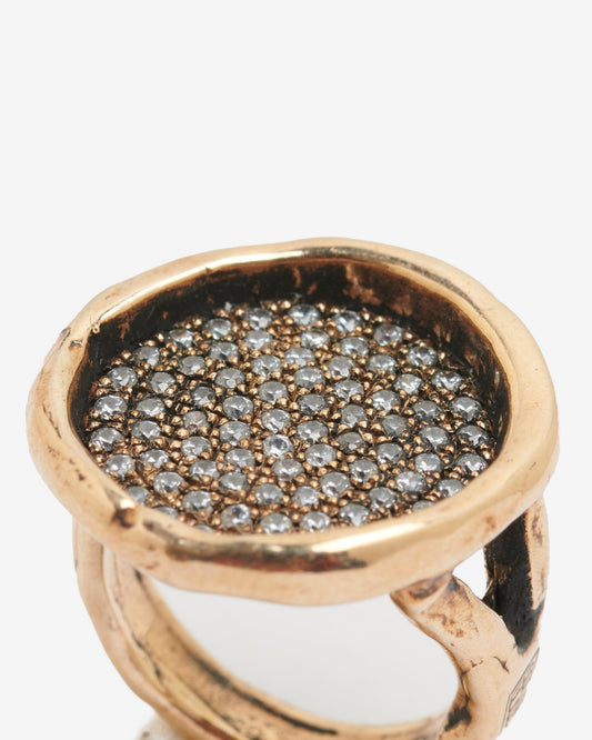 Chevalière V zada super luxury bronzo