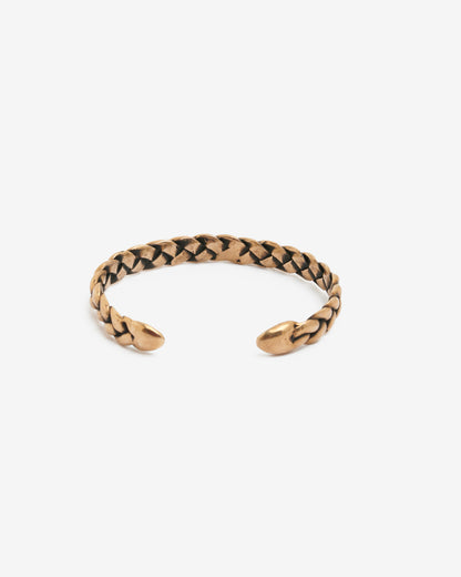 Bracciale treccia bronzo