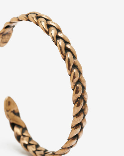Bracciale treccia bronzo