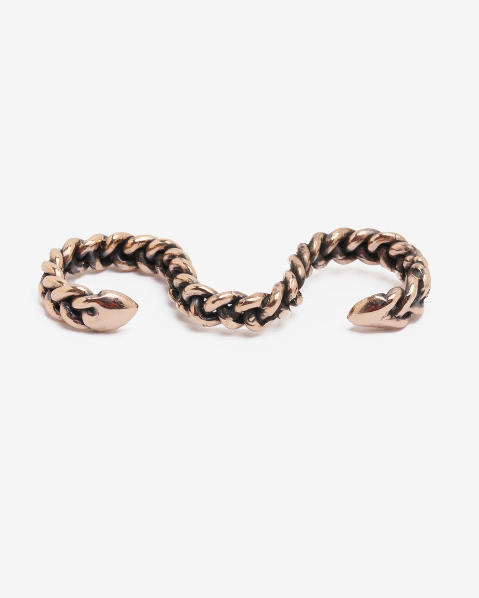 Anello baffo bronzo