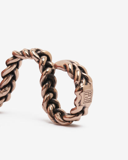 Anello baffo bronzo