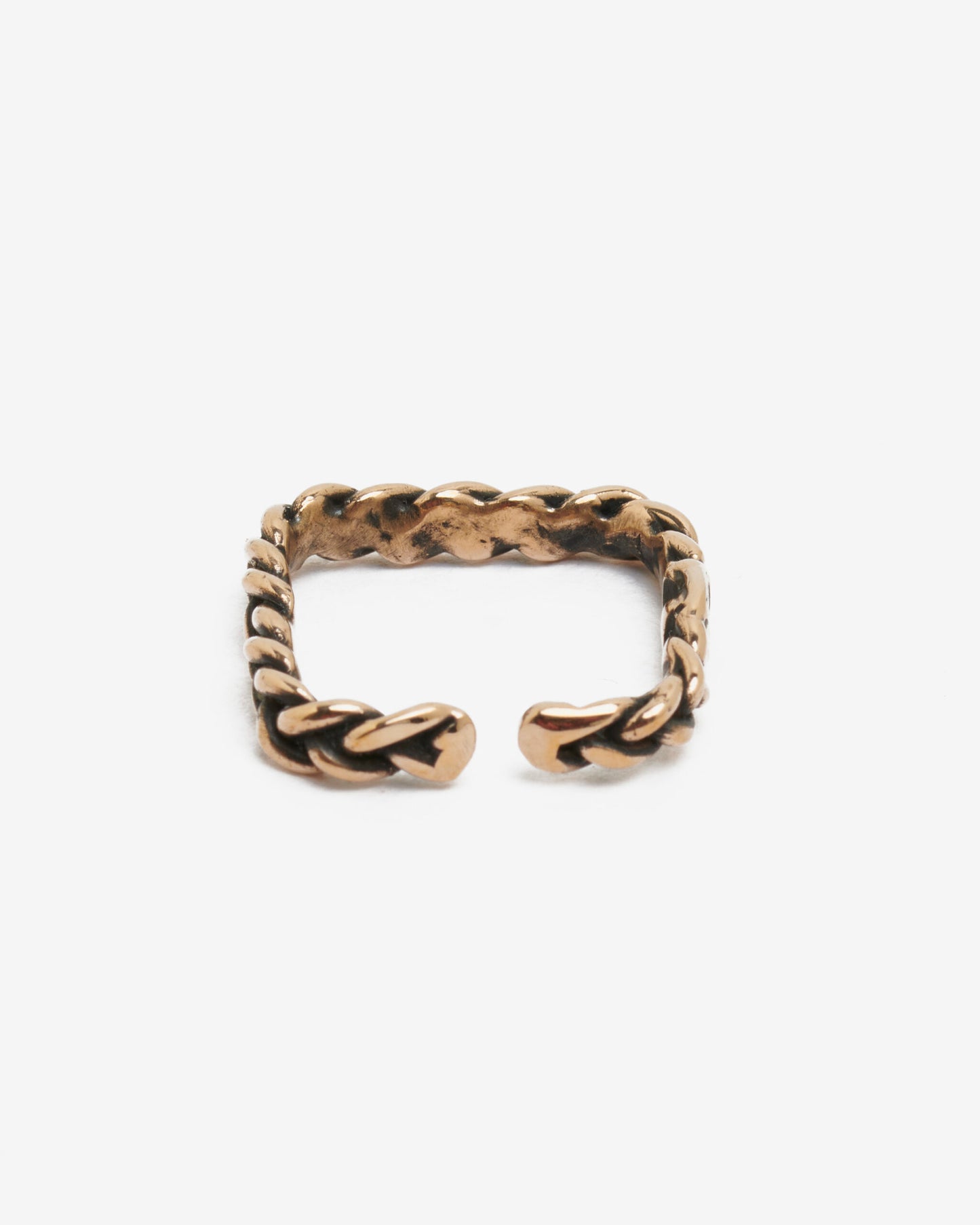Fedina treccia cube M bronzo