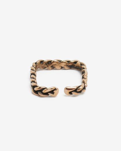 Fedina treccia cube M bronzo