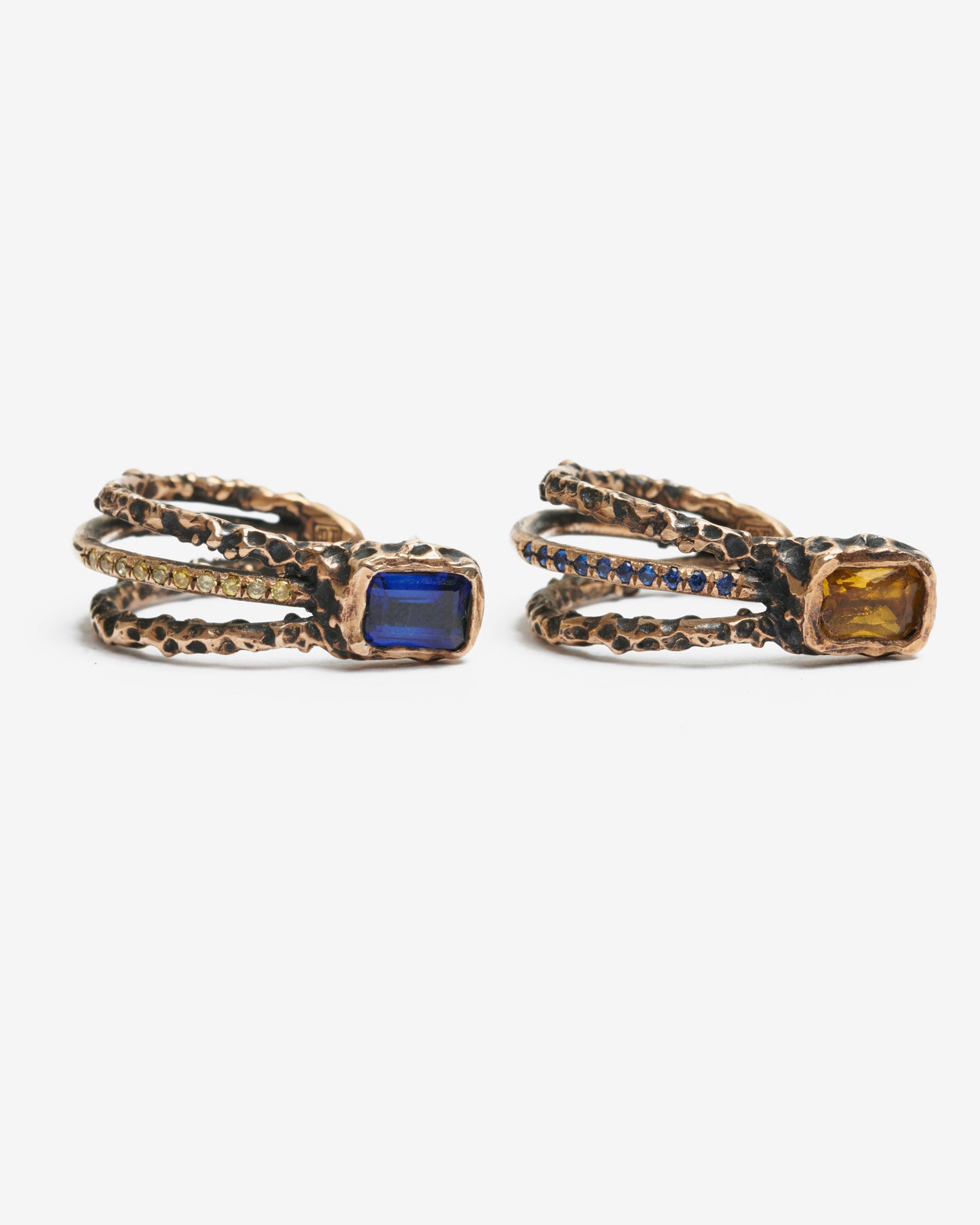 Orecchini Masai Mara oseki bronzo zirconi luxury