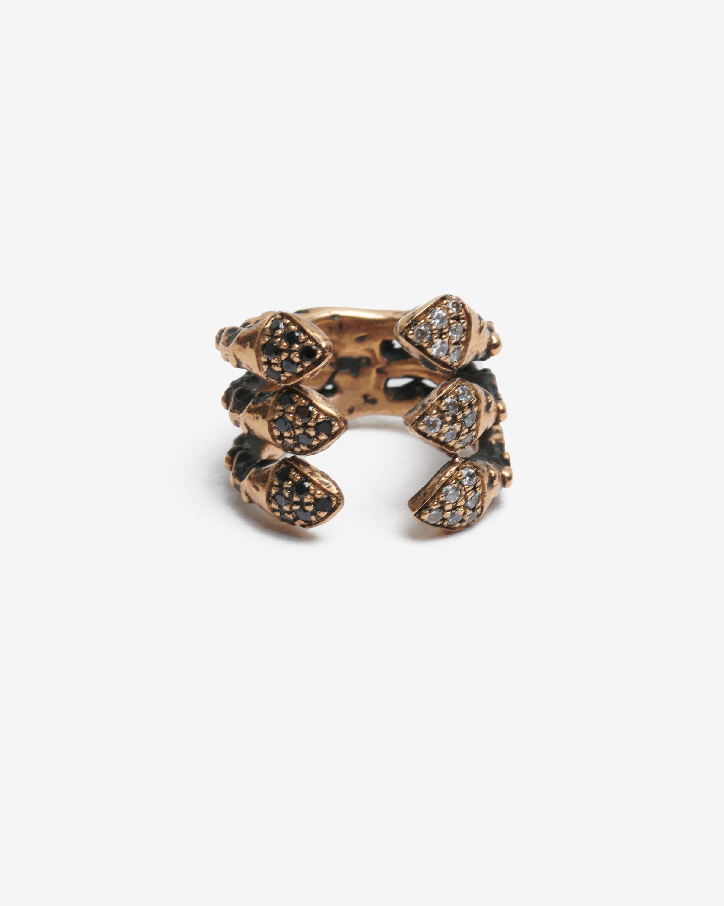 Anello tris mandevilla bronzo