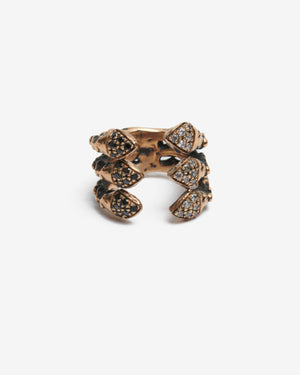 Anello tris mandevilla bronzo