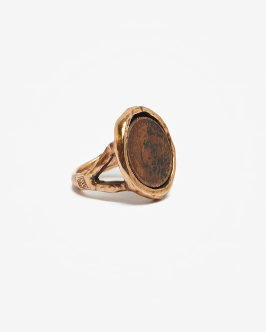 Chevalière V zada bronzo