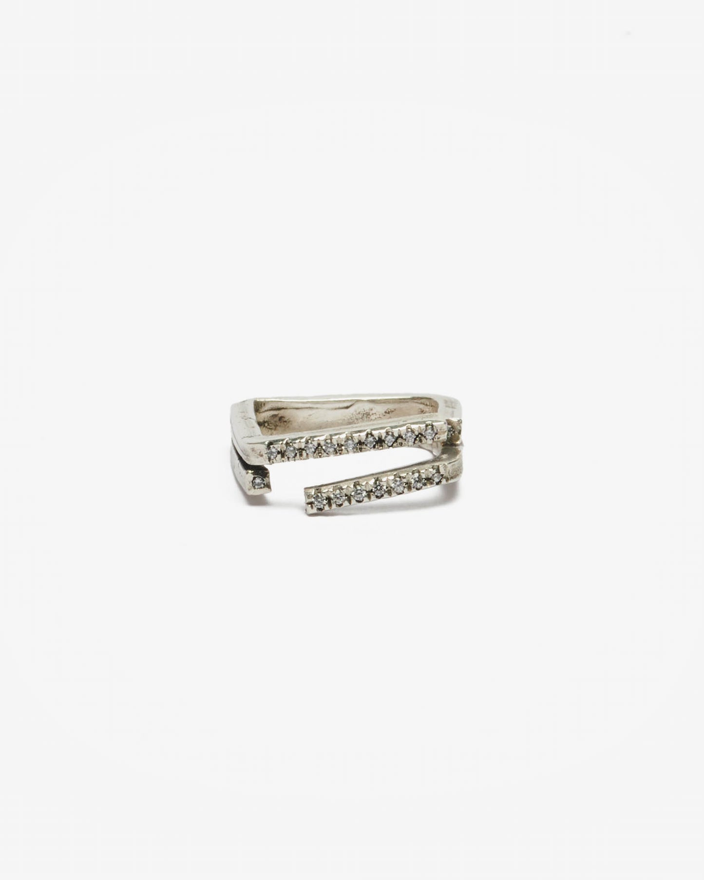 Anello ECG argento