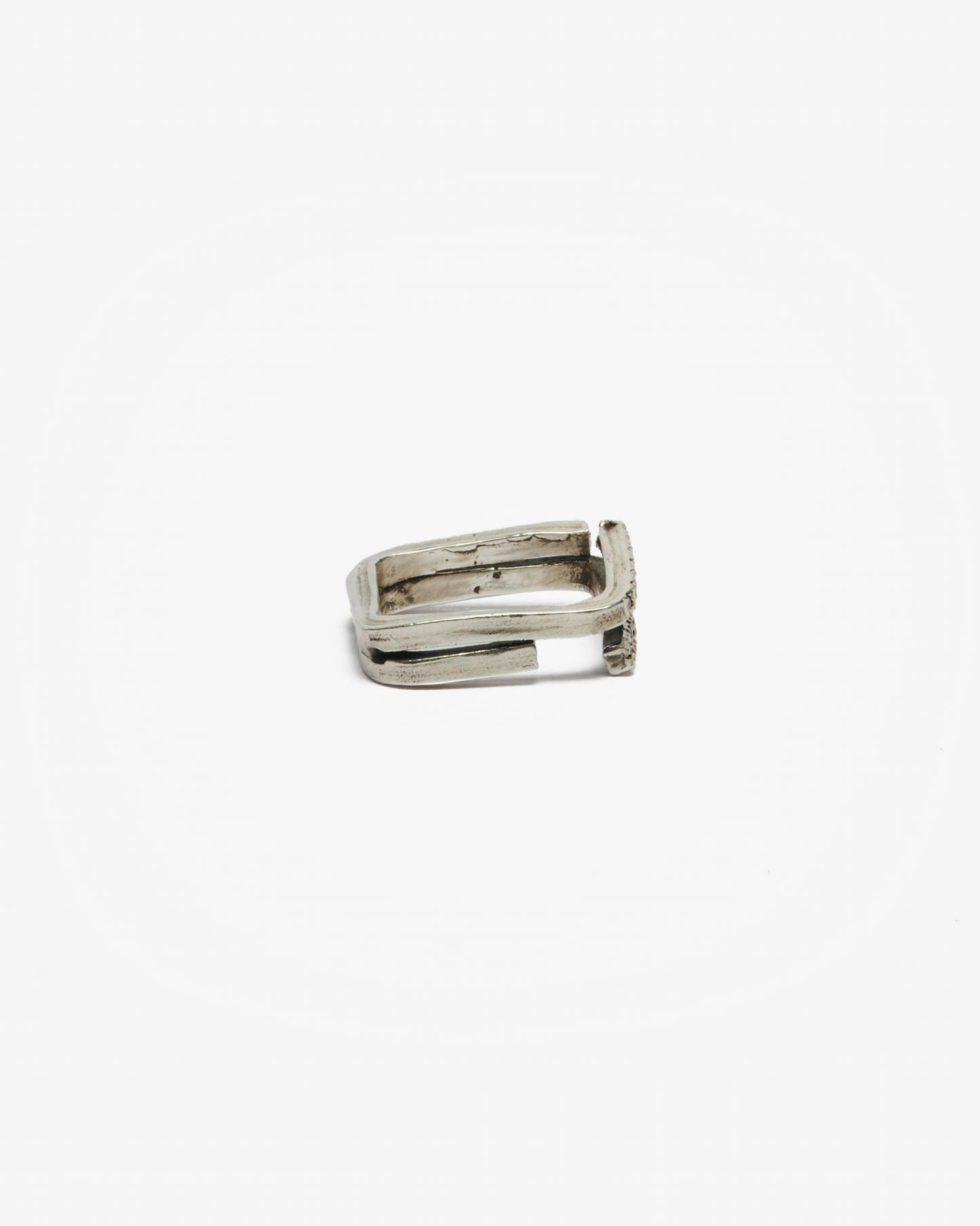 Anello ECG argento