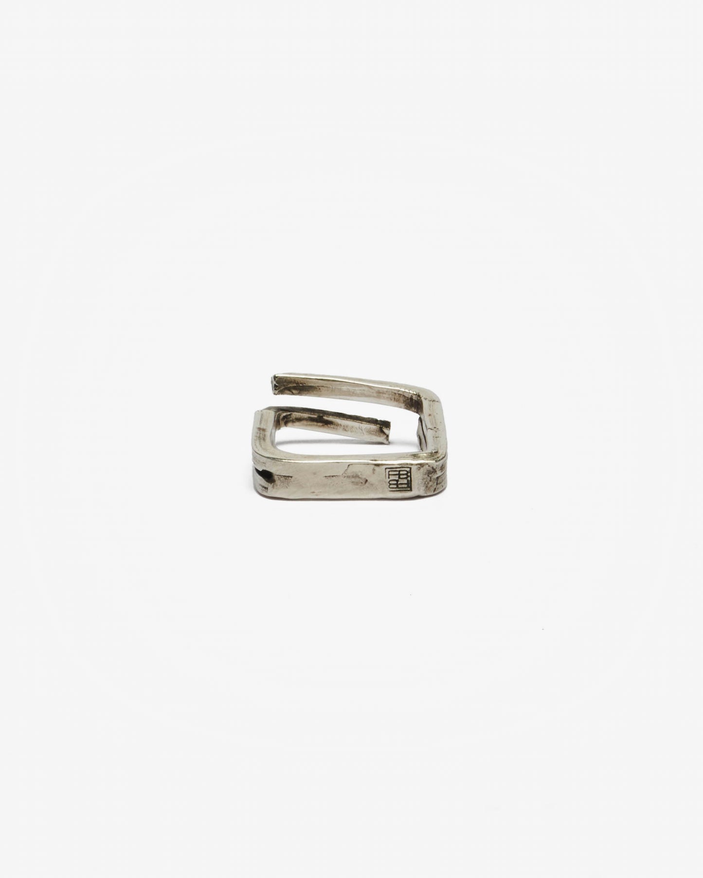 Anello ECG argento