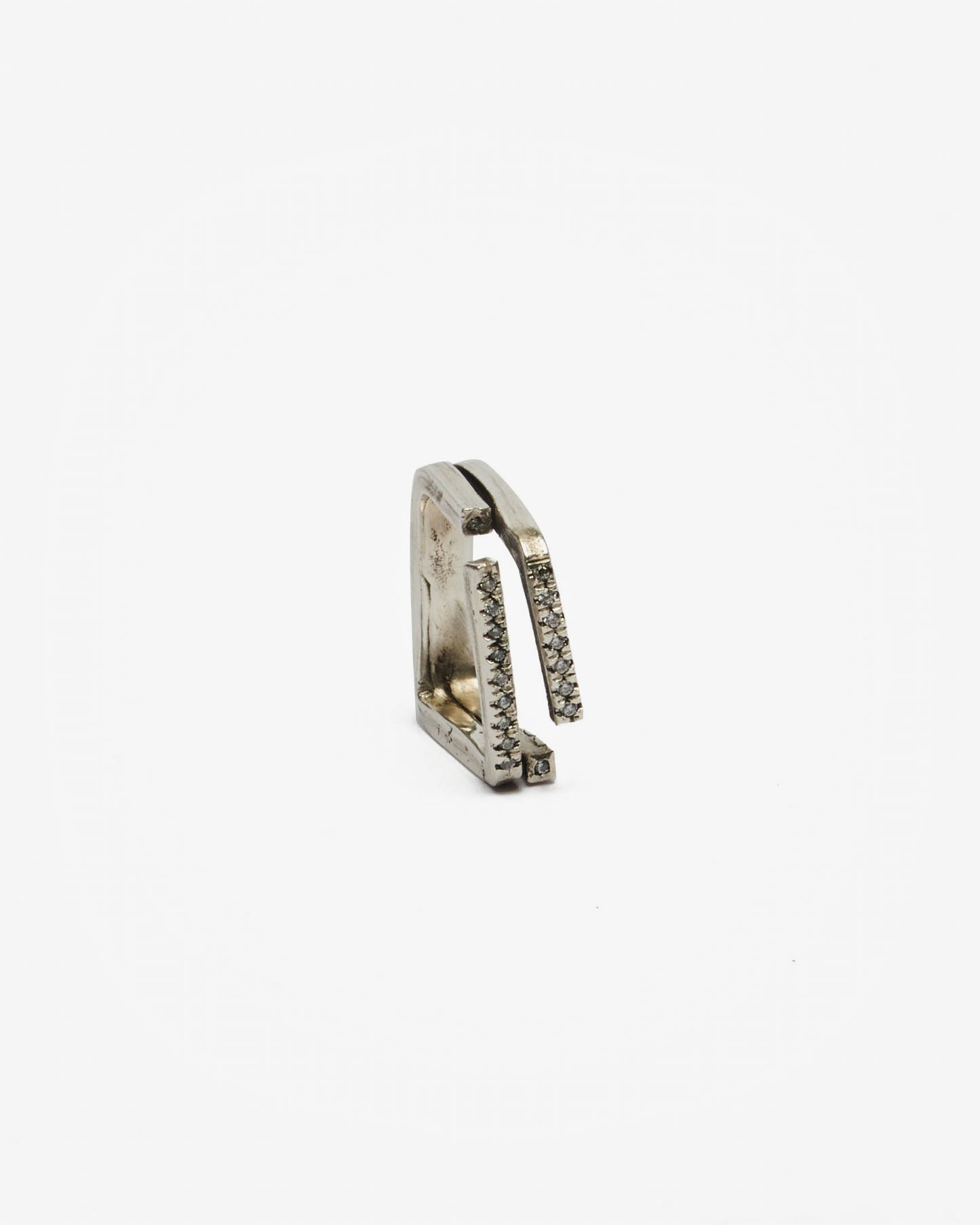Anello ECG argento