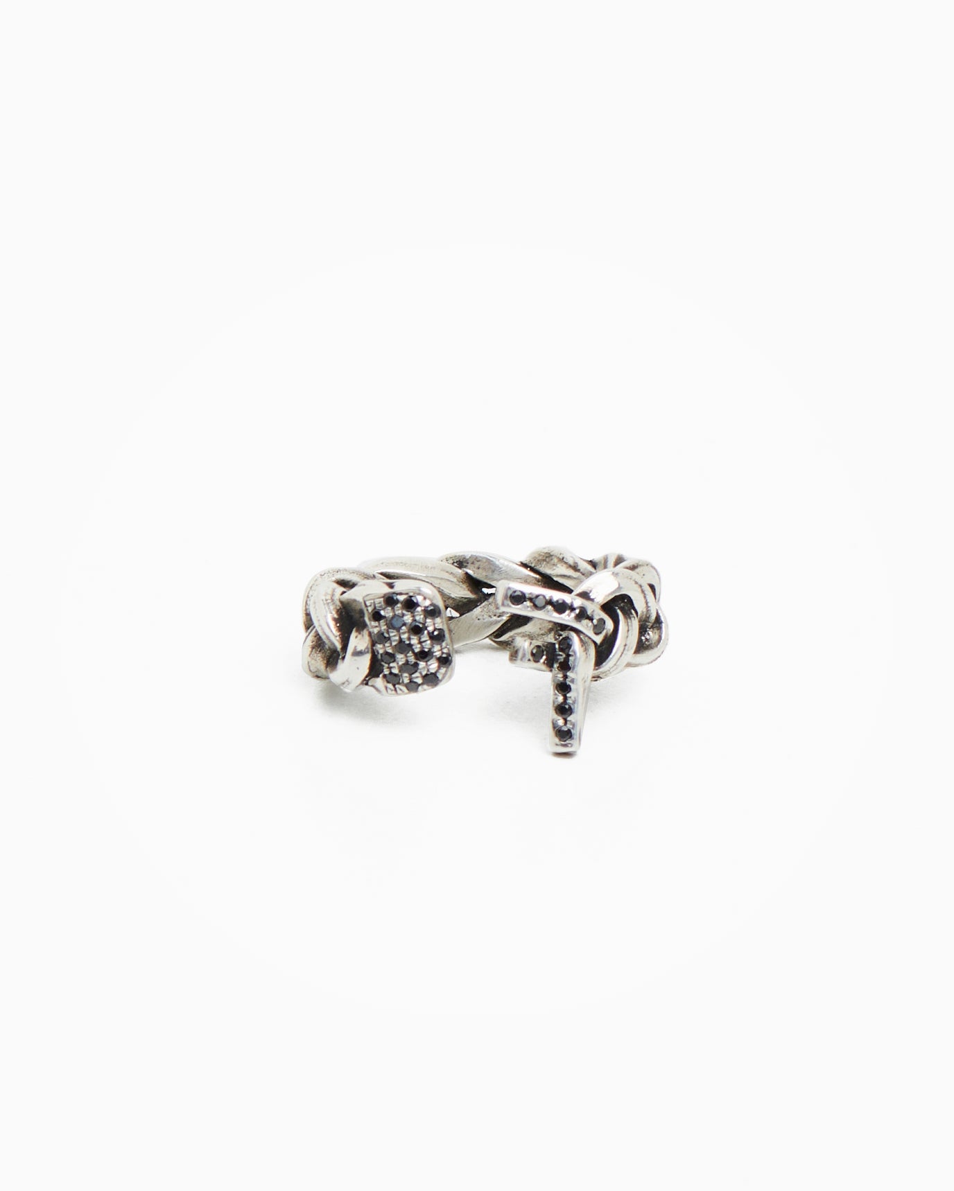 Treccia Unlace Argento e zirconi