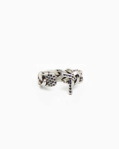 Treccia Unlace Argento e zirconi