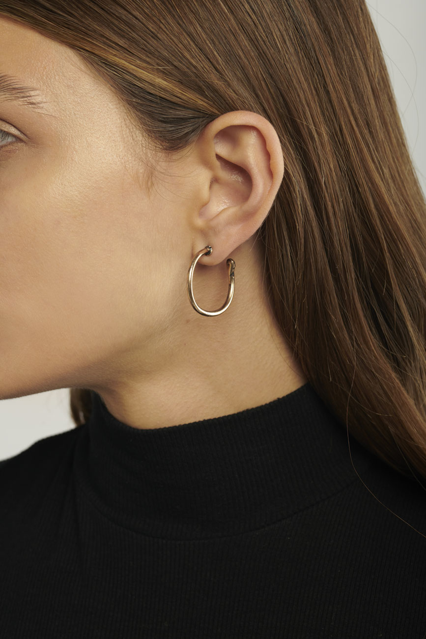 indossato orecchini lisci mamasinta m3